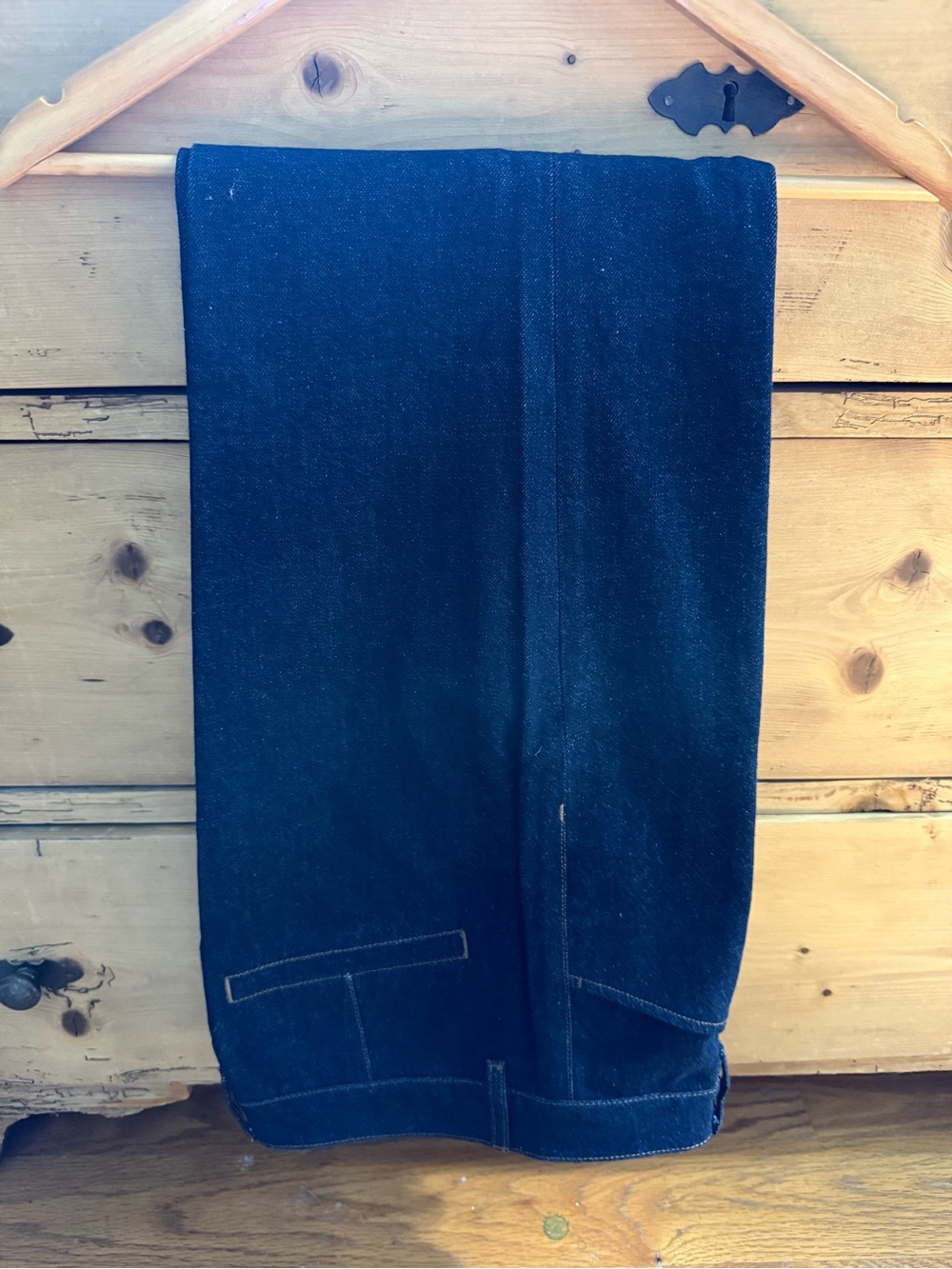 NWOT Paige Skye high waist Dark Indigo Wide-Leg Jeans - Women's - Picture 5 of 7